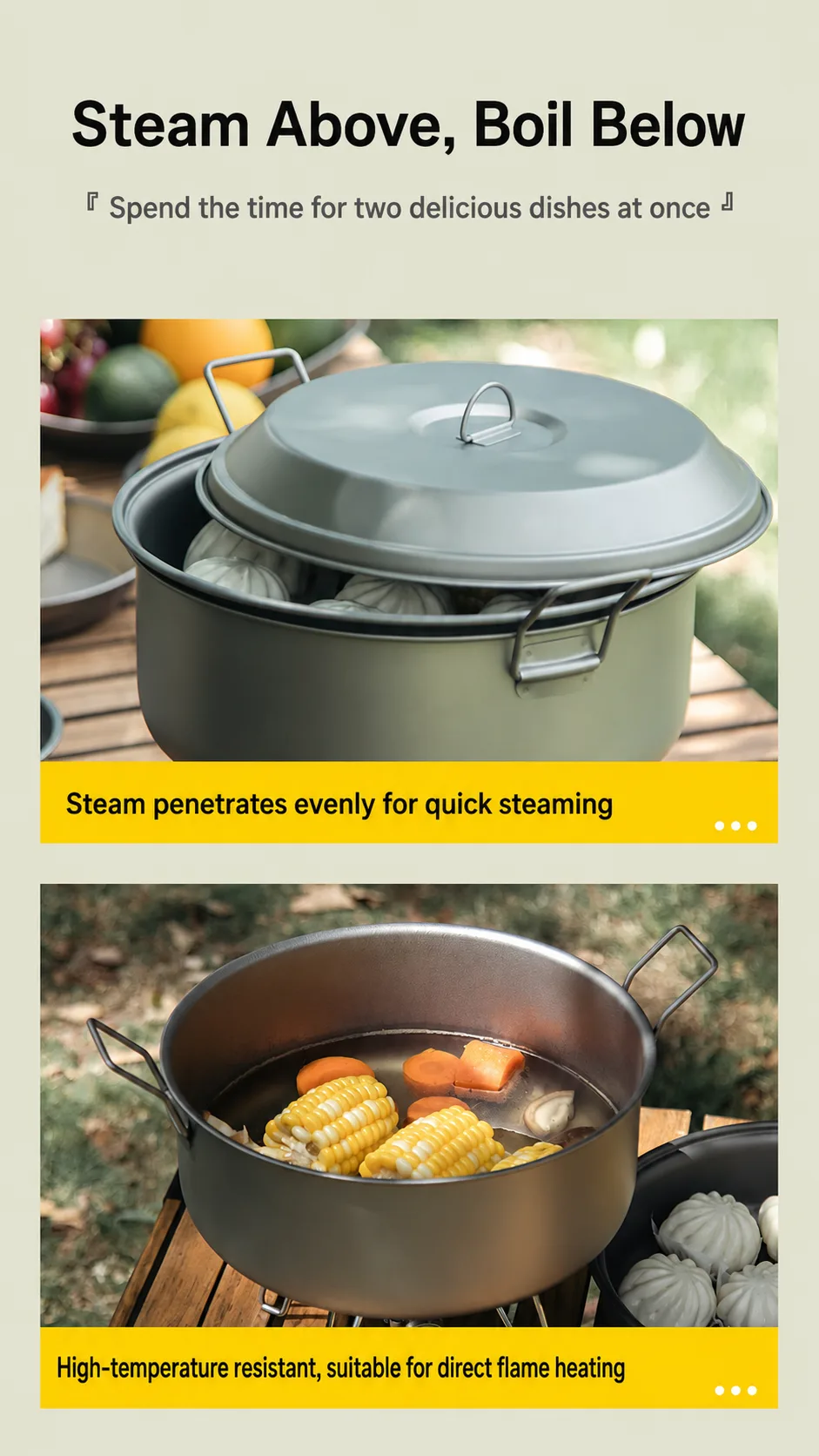 Mutian Commercial Titanium Cookware and Tableware Collection