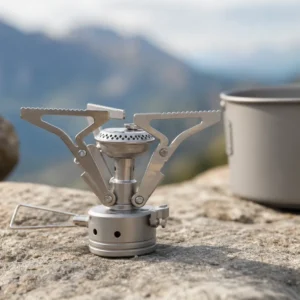 25g Titanium Folding Camping Stove for Coffee Brewing