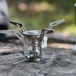 Titanium Alloy Folding Mini Camping Stove 25g Portable