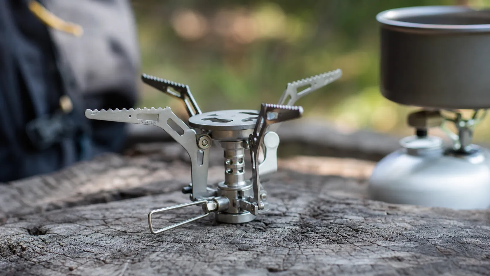 Ultralight Titanium Alcohol Stove and Windscreen System