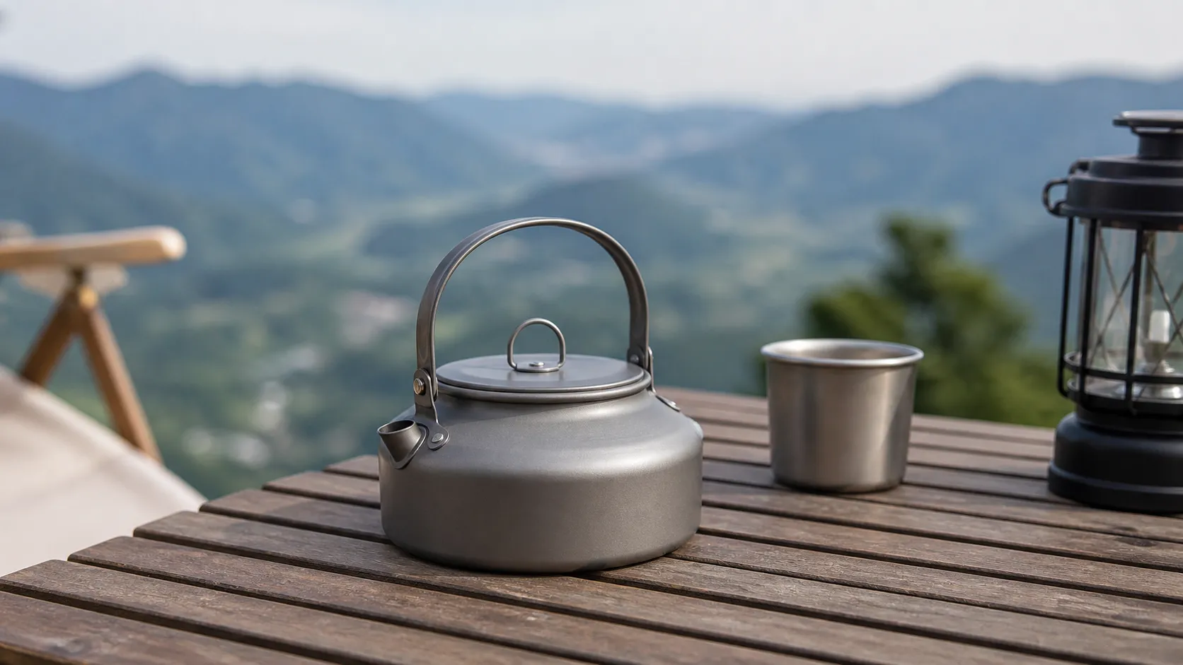 Mutian OEM titanium teapot manufacturing workshop and custom titanium tea set engineering design