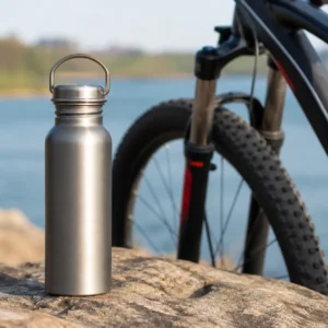 Pure Titanium Sports Water Bottle 450ml 600ml for Cycling