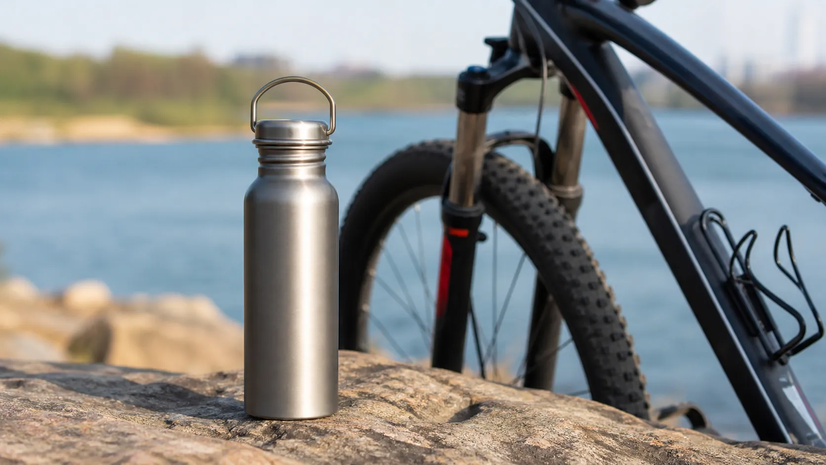 Mutian titanium drinkware OEM surface finishing options including mirror polish, stone-wash, and anodized color