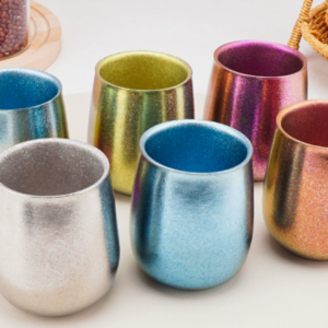 Pure Titanium Egg Shaped Lightweight Insulated Tea Cup