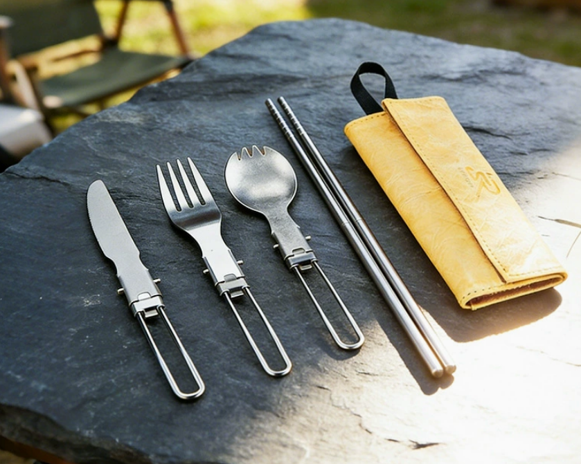 Custom packaged private label titanium outdoor survival gift set